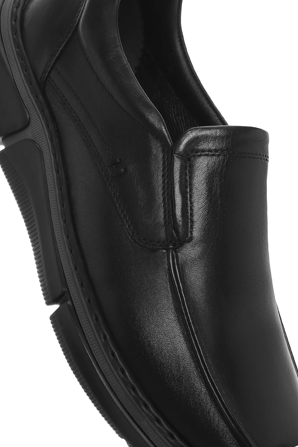 Erkek Siyah Deri Comfort Loafer - Image 9
