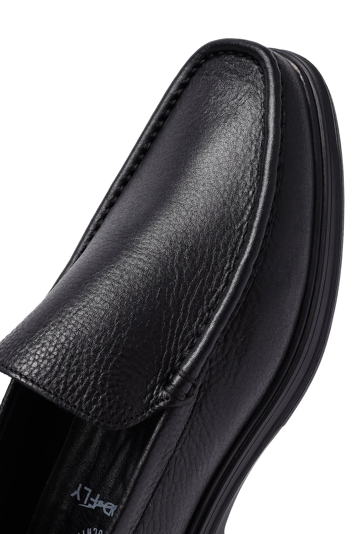 Erkek Siyah Deri Comfort Loafer - Image 9