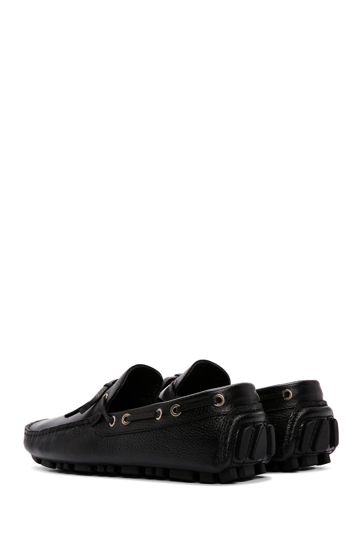 Erkek Siyah Deri Comfort Loafer - Image 5