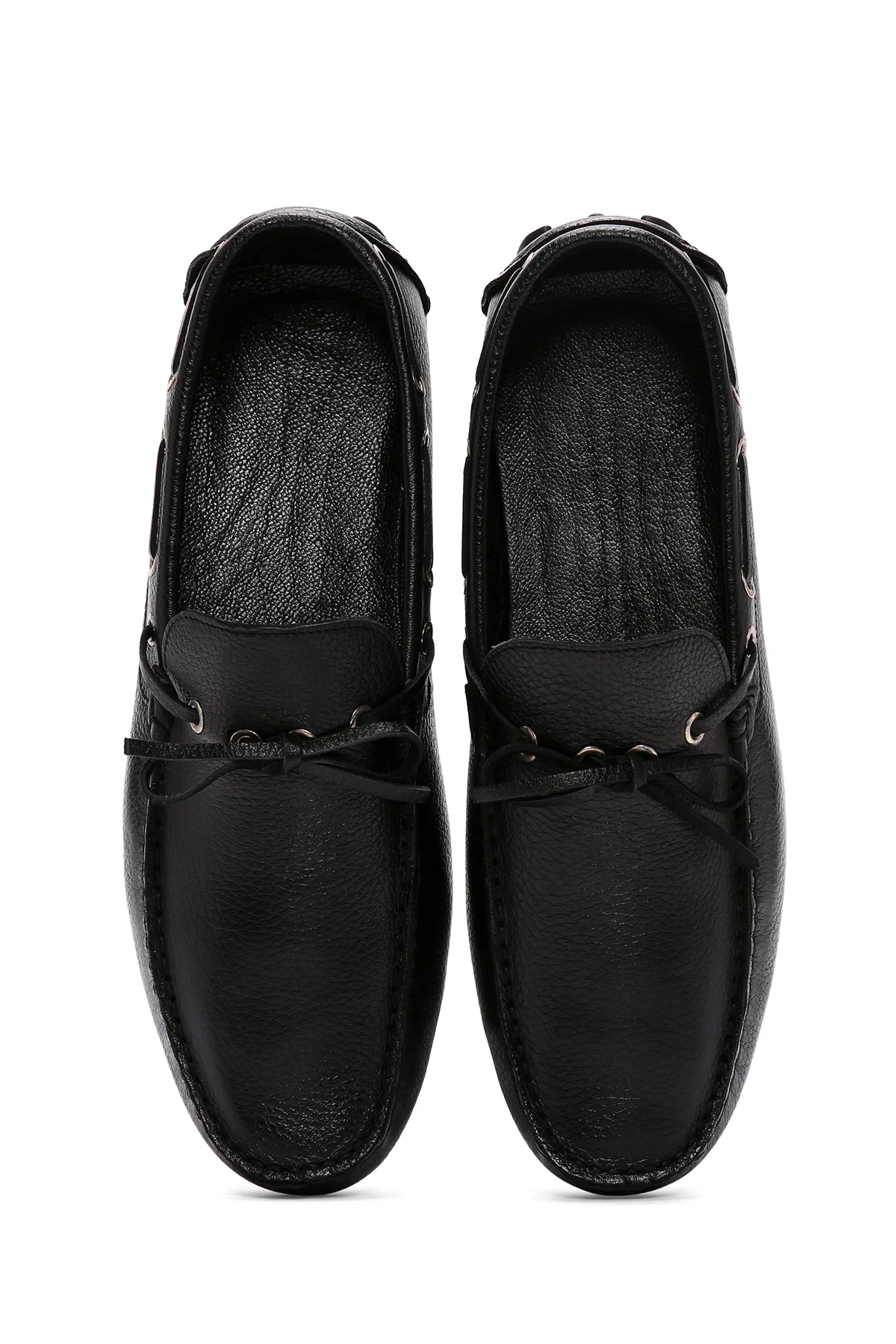 Erkek Siyah Deri Comfort Loafer - Image 7