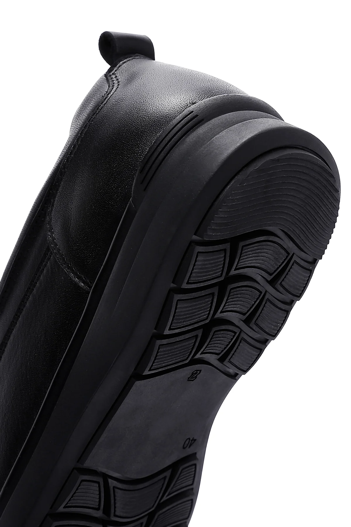 Erkek Siyah Deri Commfort Loafer - Image 7