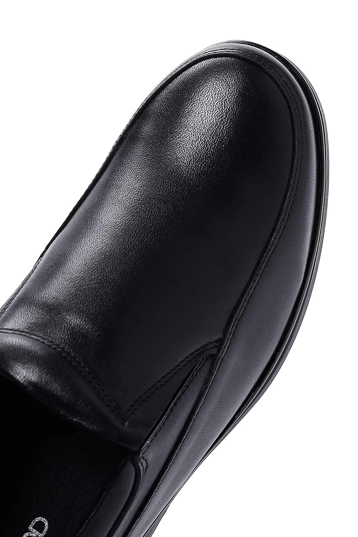 Erkek Siyah Deri Commfort Loafer - Image 8