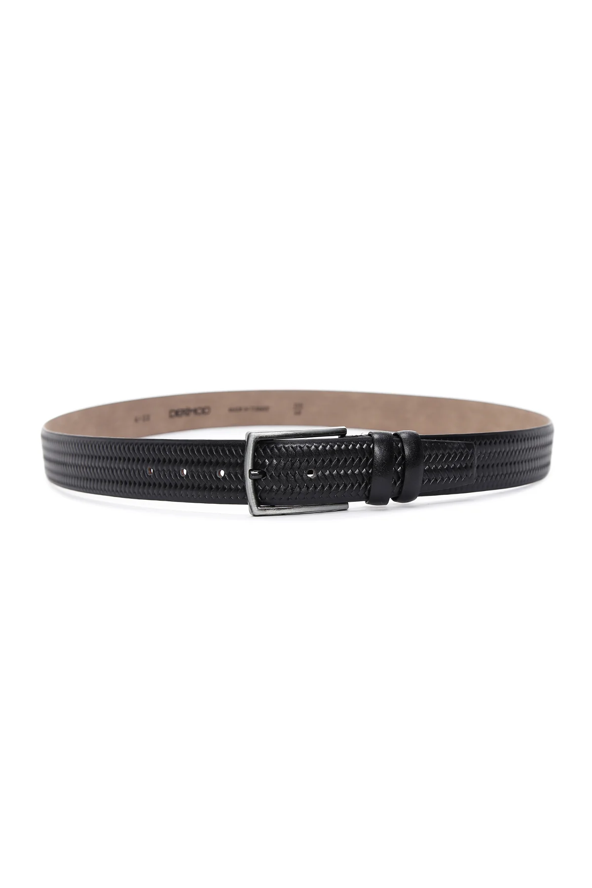 Erkek Siyah Deri Kemer - Image 3