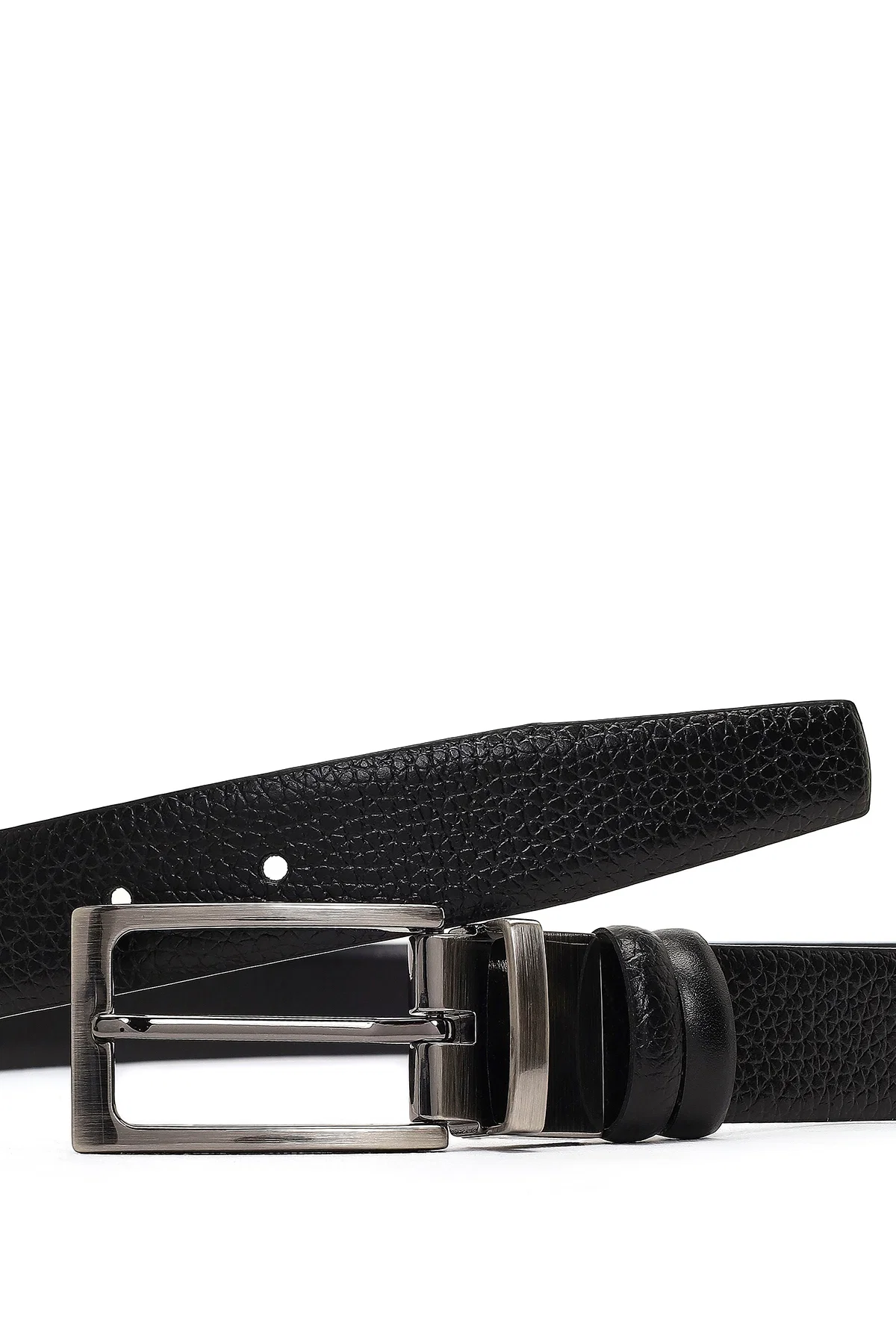 Erkek Siyah Deri Kemer - Image 3