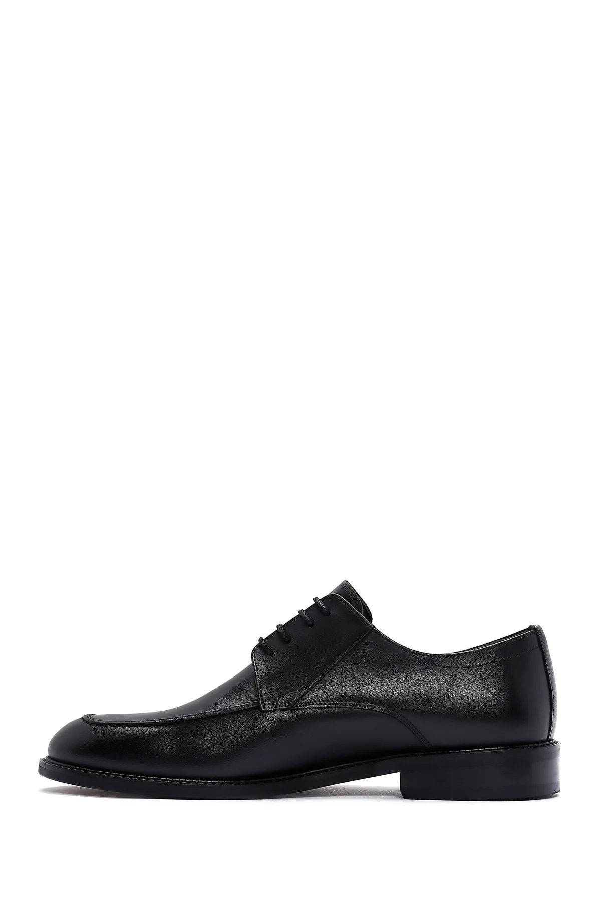 Erkek Siyah Deri Klasik Ayakkabı - Image 2