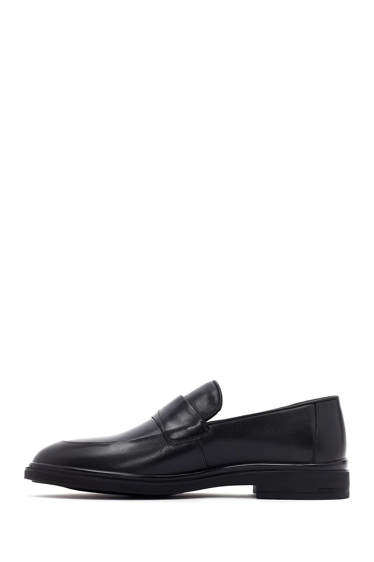 Erkek Siyah Deri Klasik Loafer - Image 2