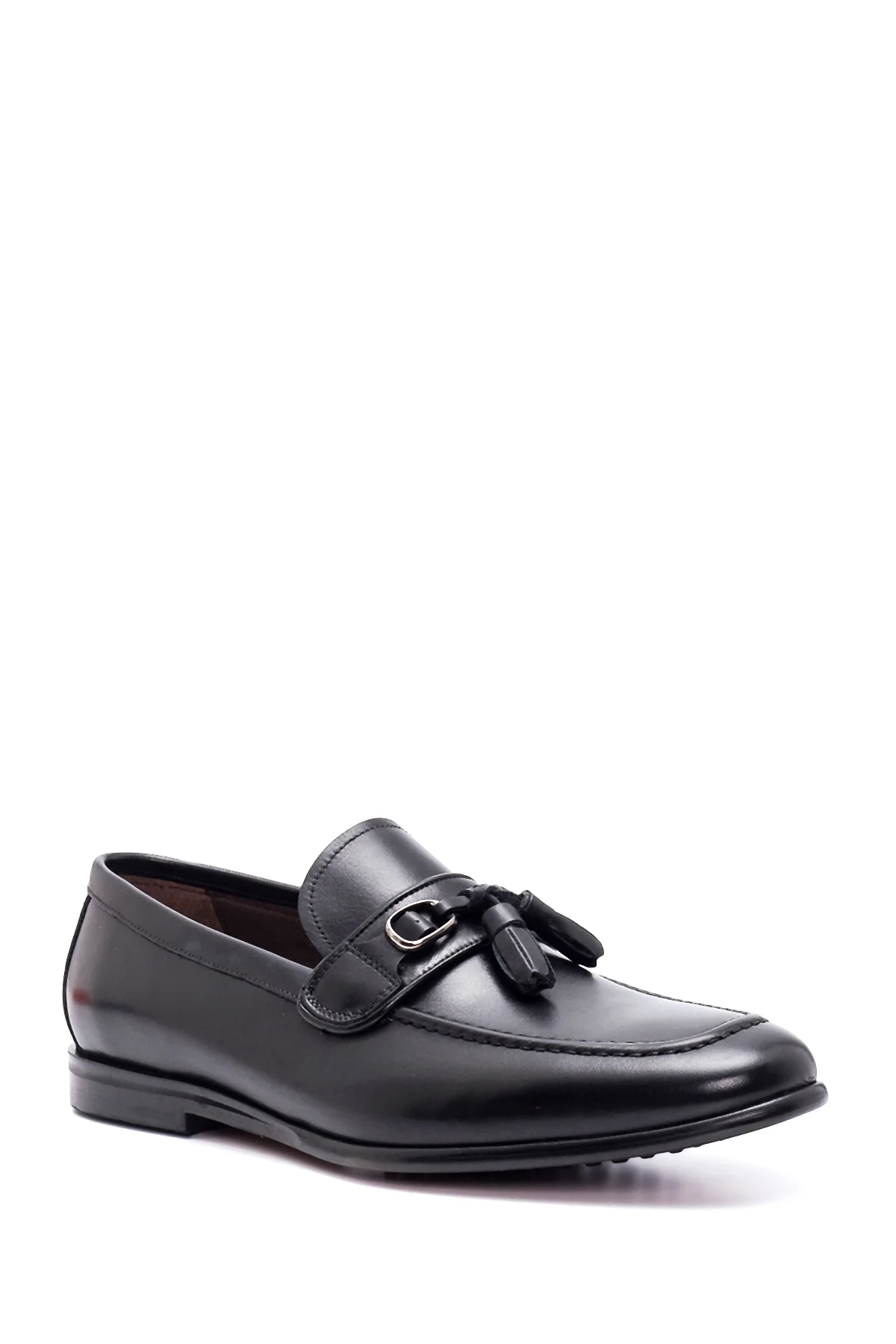 Erkek Siyah Deri Klasik Loafer - Image 3