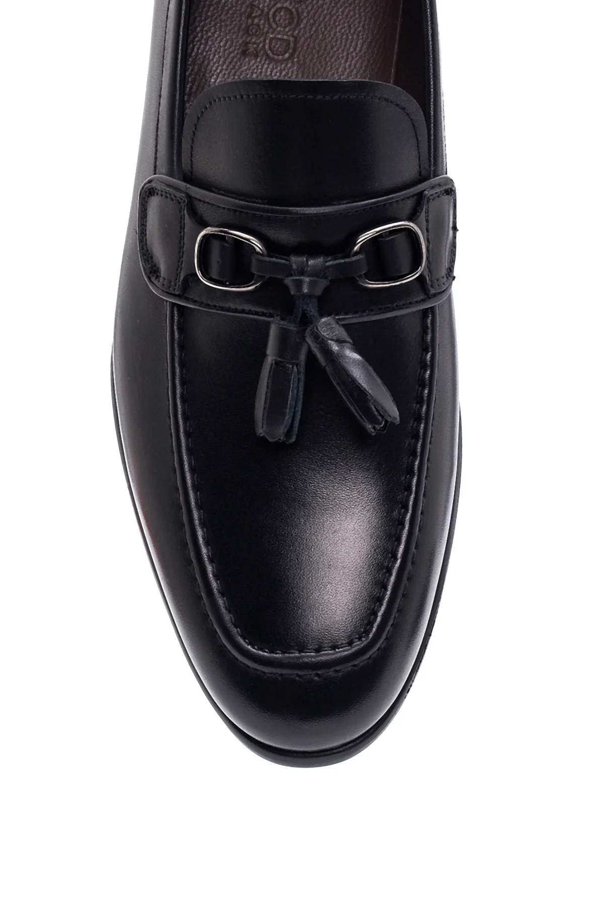 Erkek Siyah Deri Klasik Loafer - Image 6