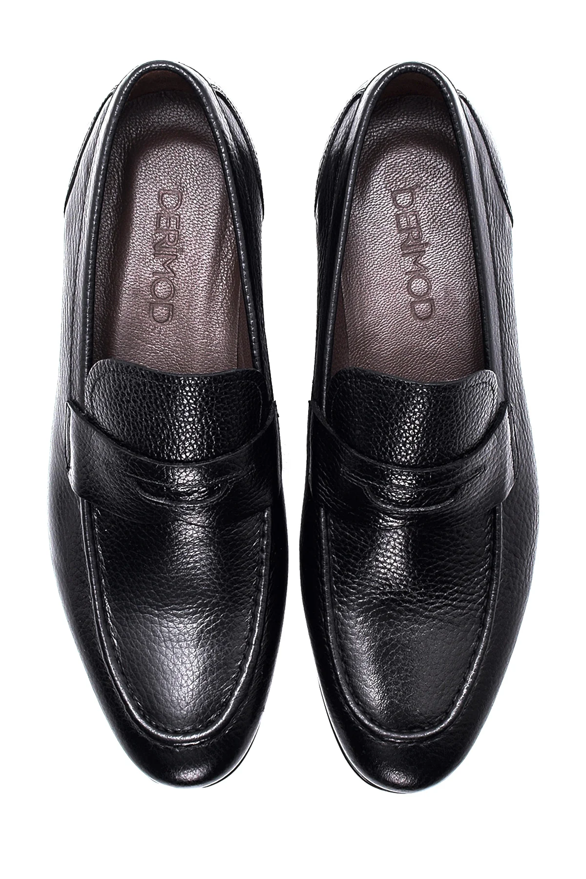 Erkek Siyah Deri Klasik Loafer - Image 7