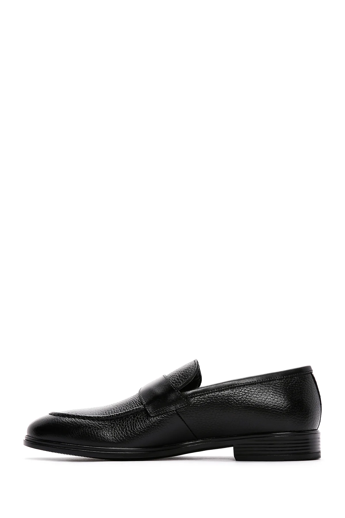 Erkek Siyah Deri Klasik Loafer - Image 2