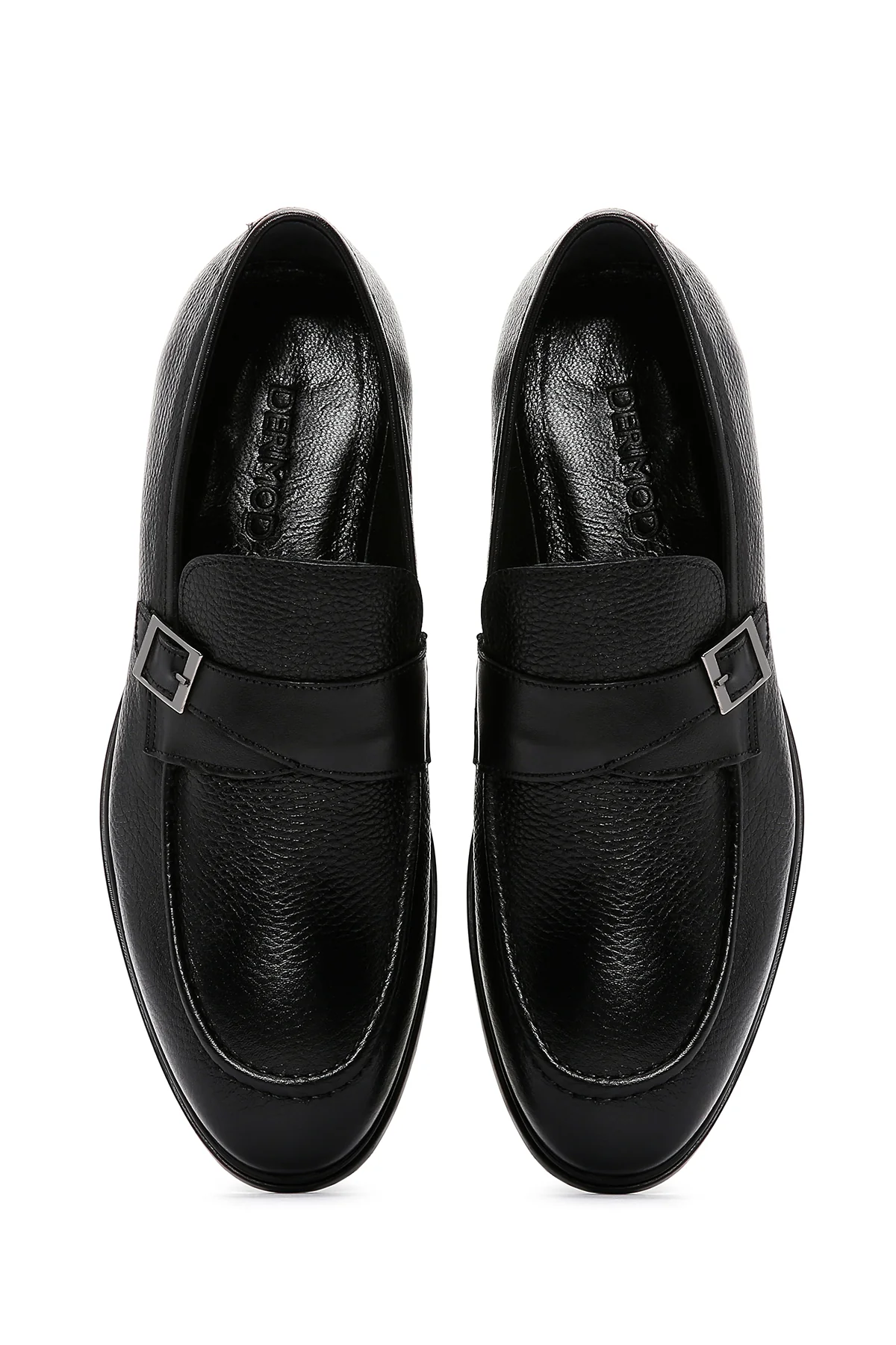 Erkek Siyah Deri Klasik Loafer - Image 6