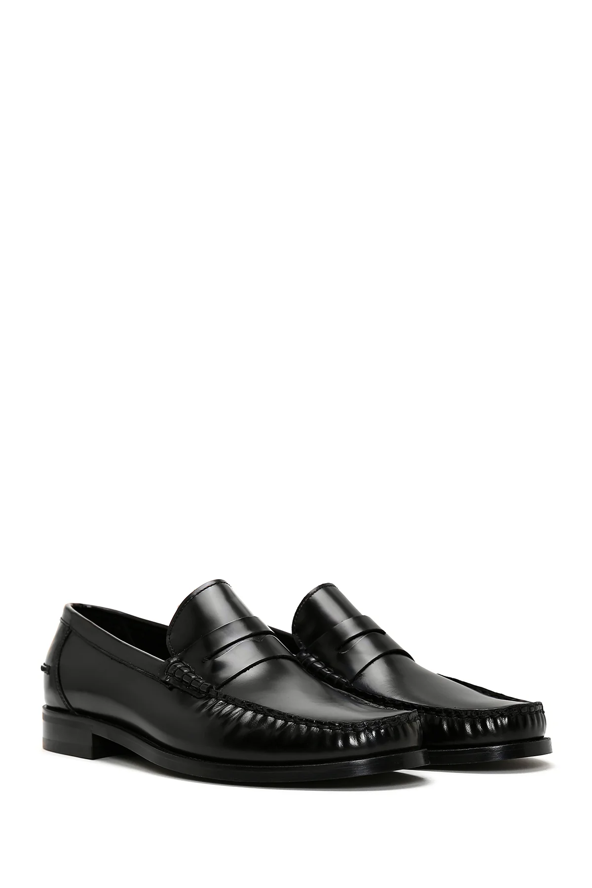 Erkek Siyah Deri Klasik Loafer - Image 3