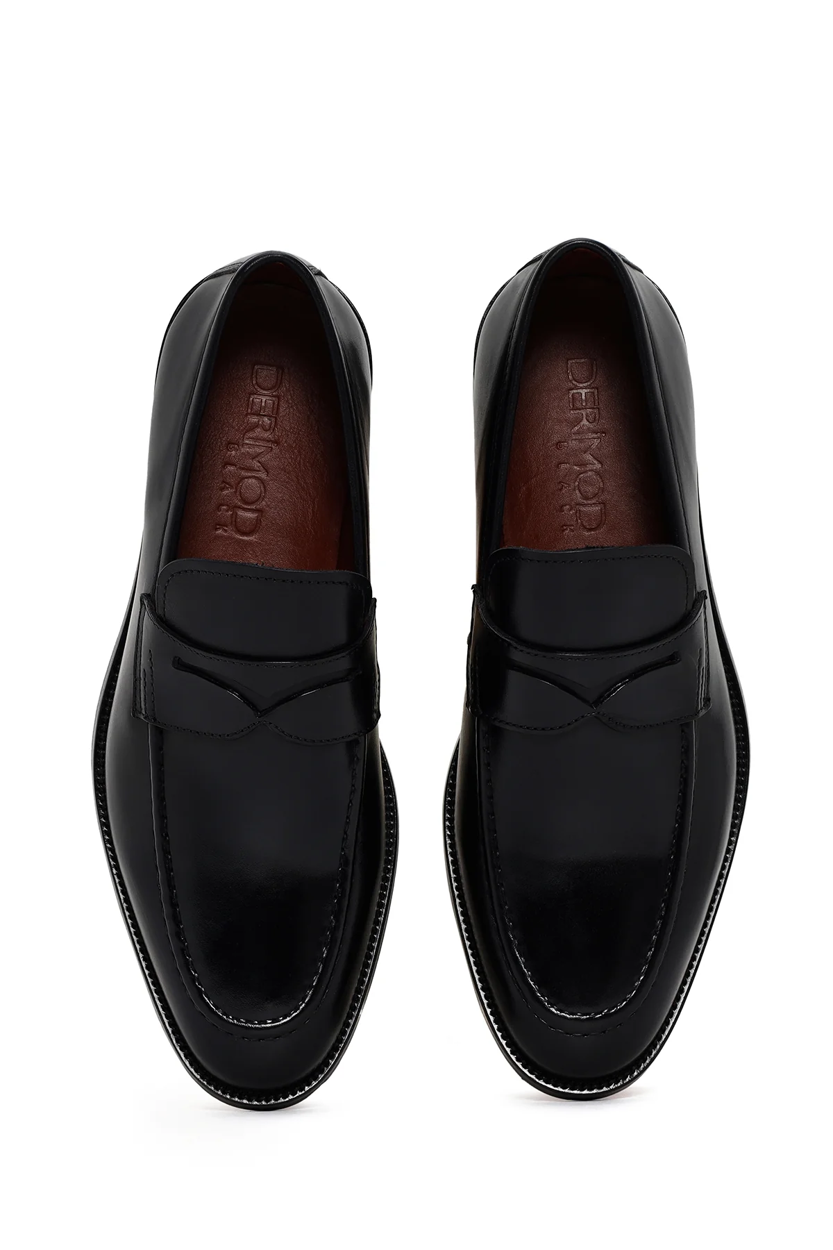 Erkek Siyah Deri Klasik Loafer - Image 6