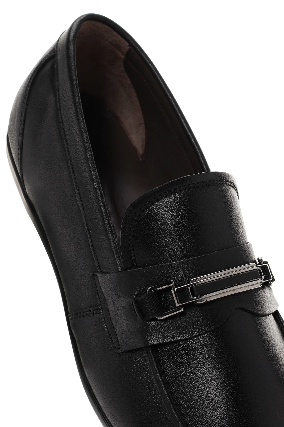 Erkek Siyah Deri Klasik Loafer - Image 10
