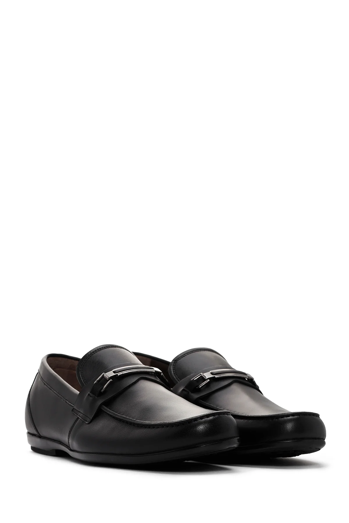 Erkek Siyah Deri Klasik Loafer - Image 3