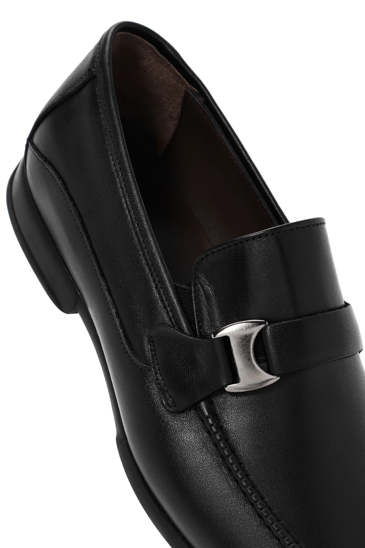 Erkek Siyah Deri Klasik Loafer - Image 10