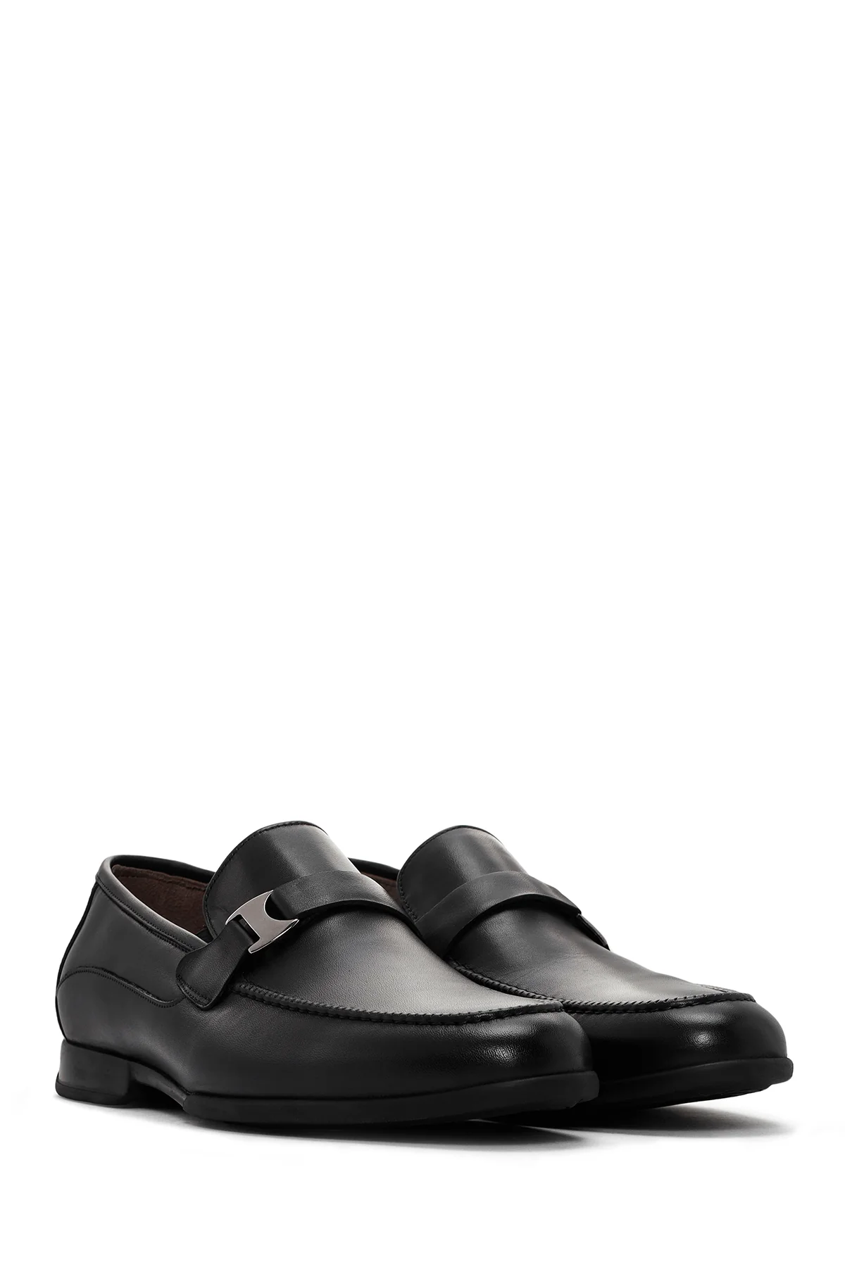 Erkek Siyah Deri Klasik Loafer - Image 3