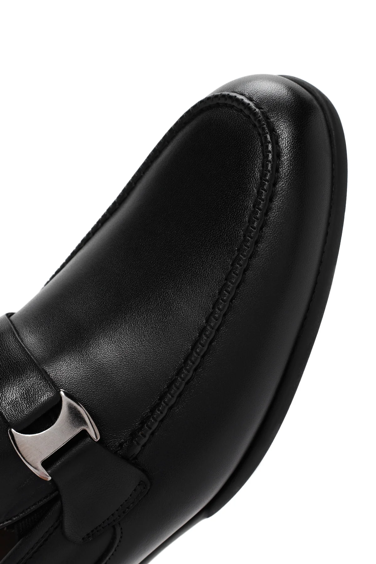 Erkek Siyah Deri Klasik Loafer - Image 9