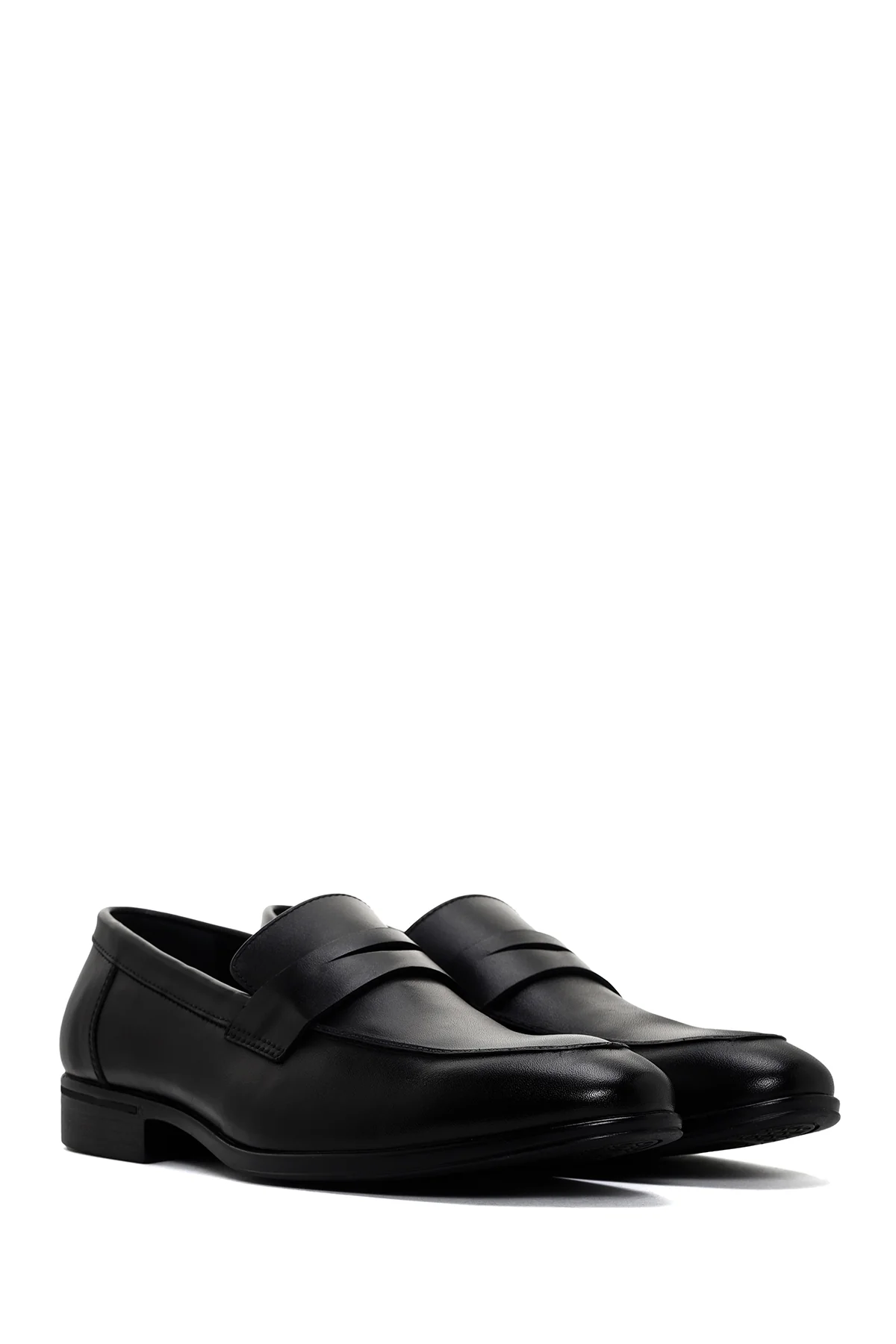 Erkek Siyah Deri Klasik Loafer - Image 3