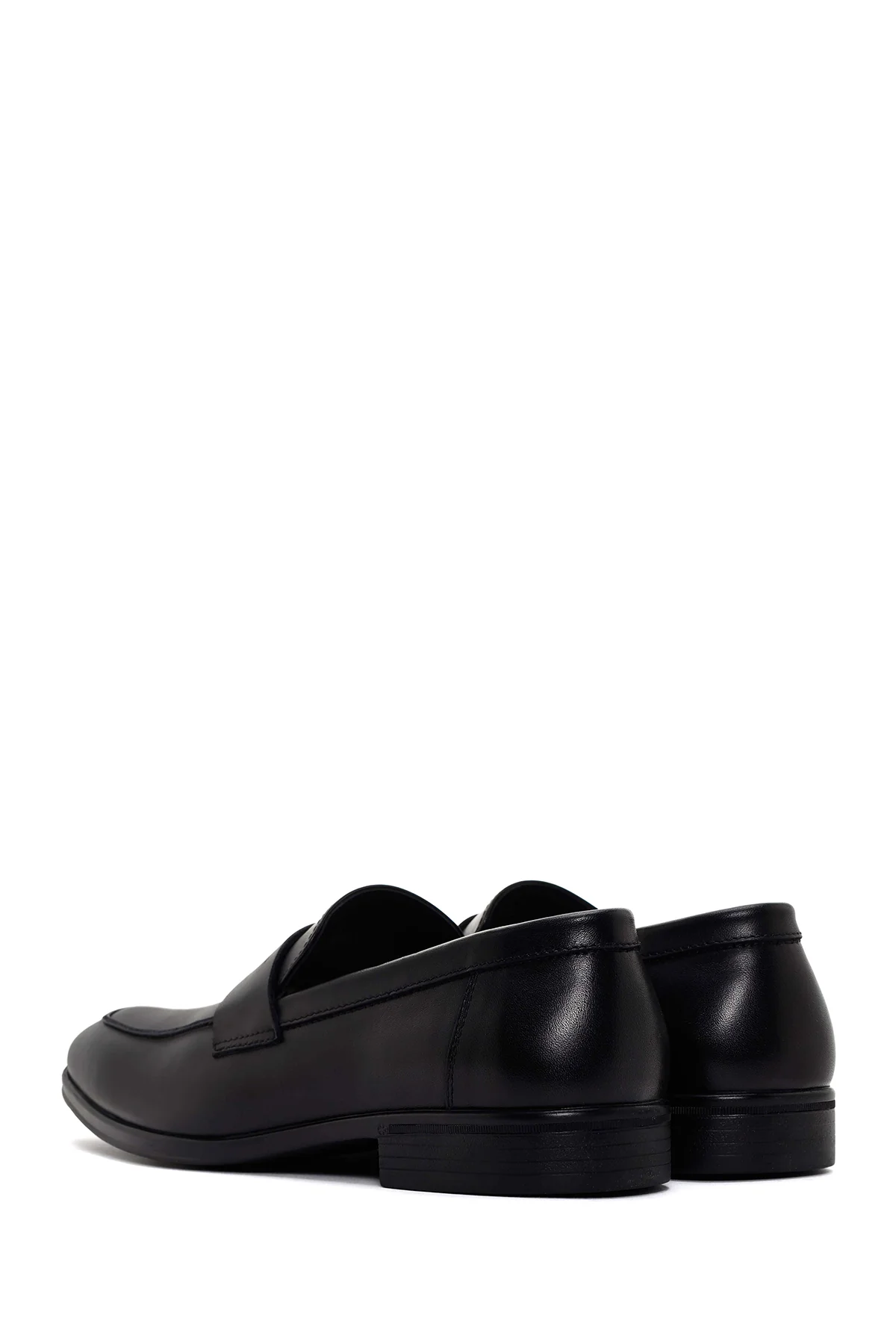 Erkek Siyah Deri Klasik Loafer - Image 5