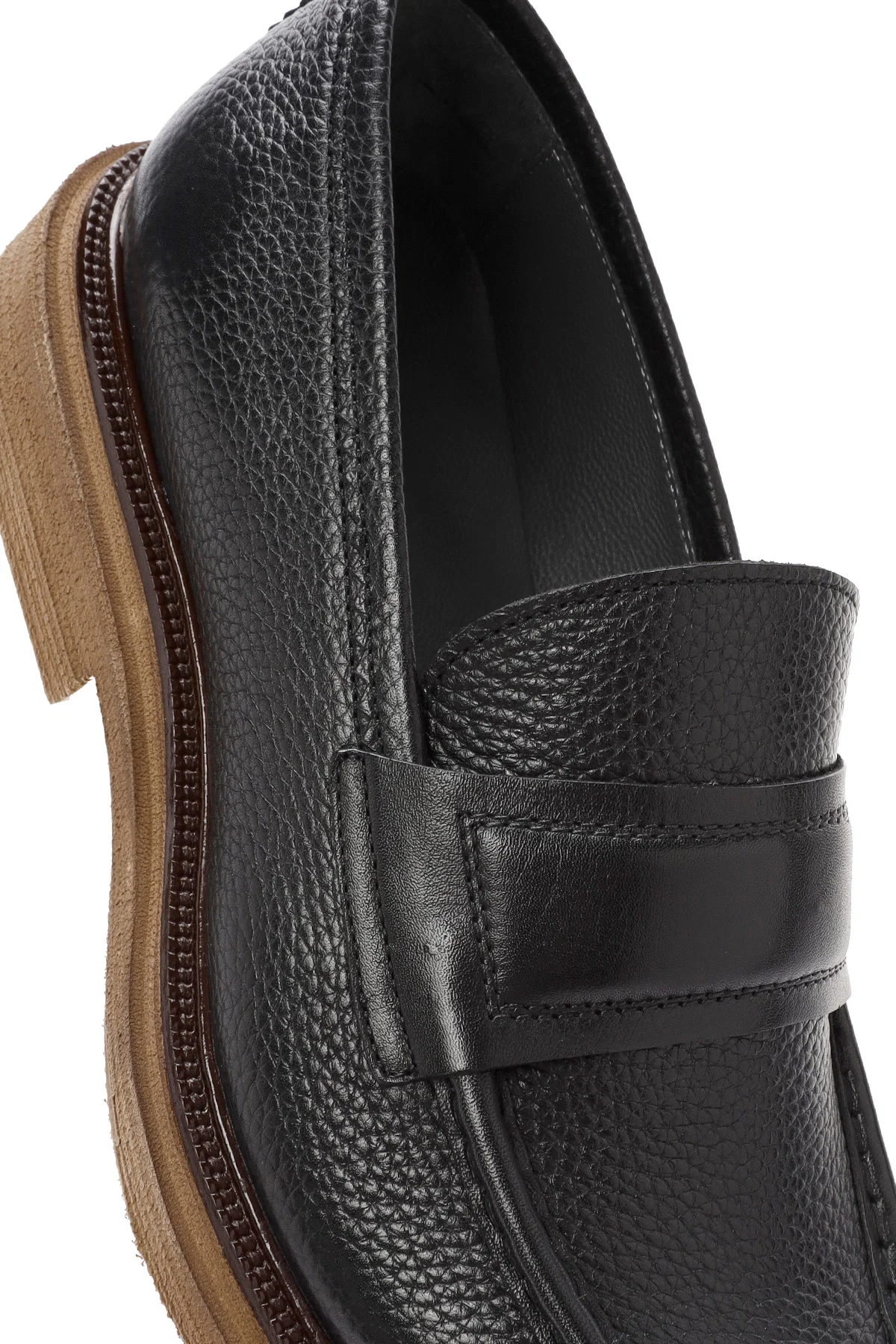 Erkek Siyah Deri Klasik Loafer - Image 10
