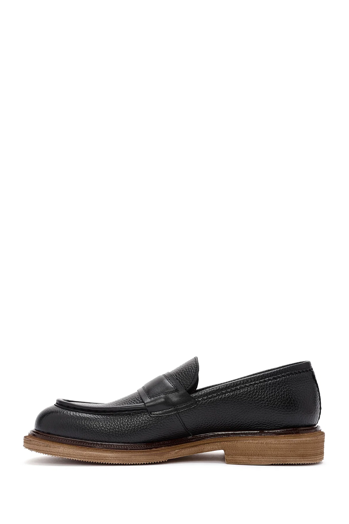 Erkek Siyah Deri Klasik Loafer - Image 2