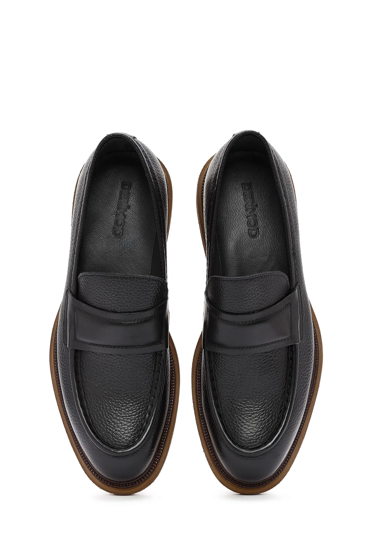 Erkek Siyah Deri Klasik Loafer - Image 7