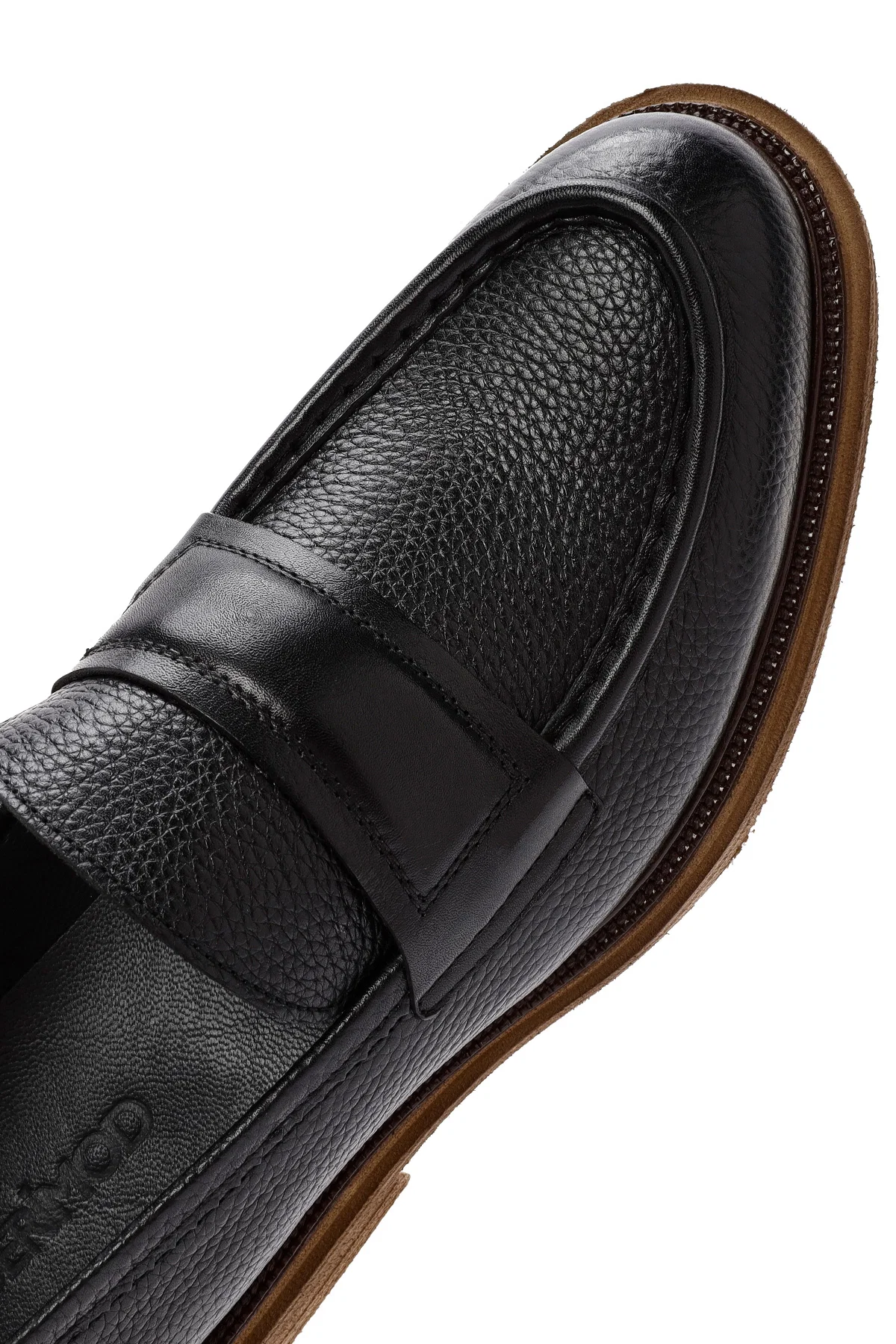 Erkek Siyah Deri Klasik Loafer - Image 9