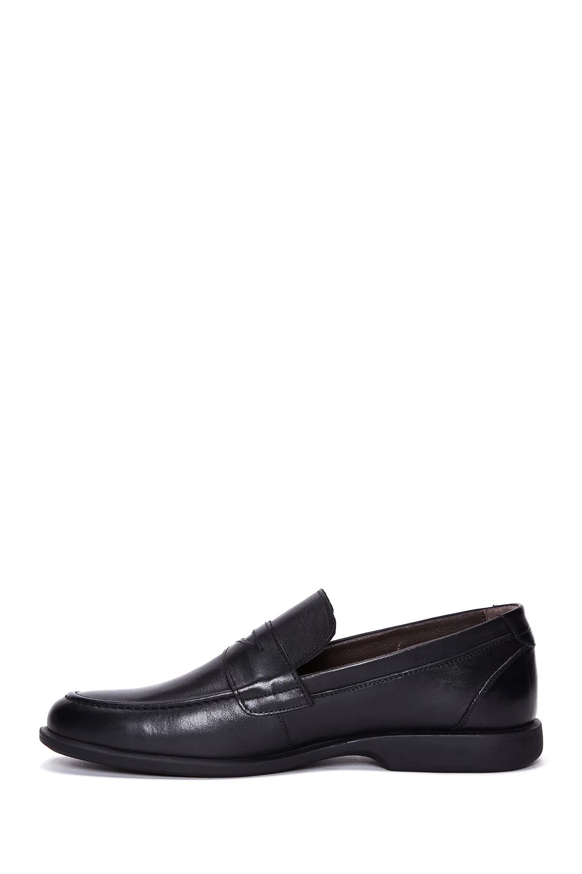 Erkek Siyah Deri Klasik Loafer - Image 2