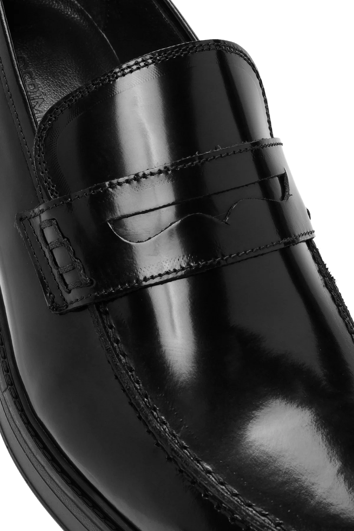 Erkek Siyah Deri Klasik Loafer - Image 10