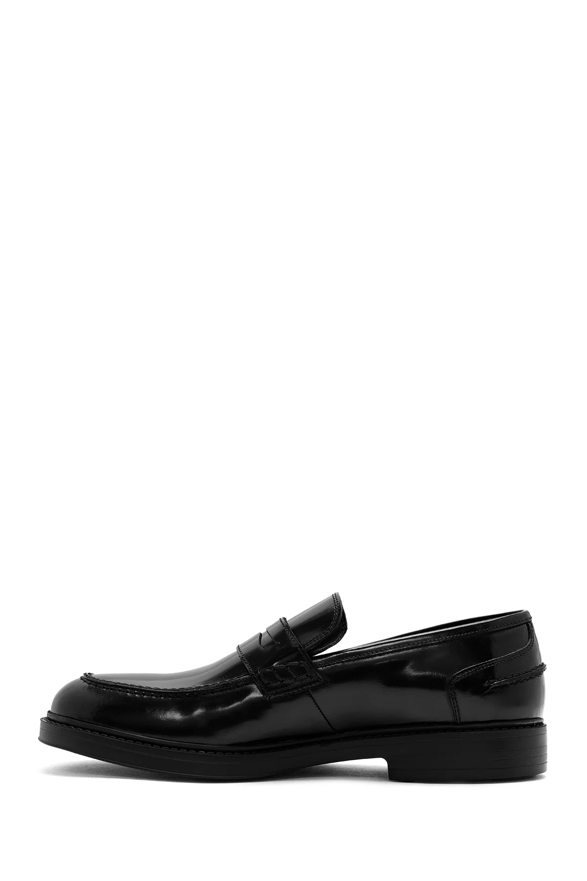 Erkek Siyah Deri Klasik Loafer - Image 2