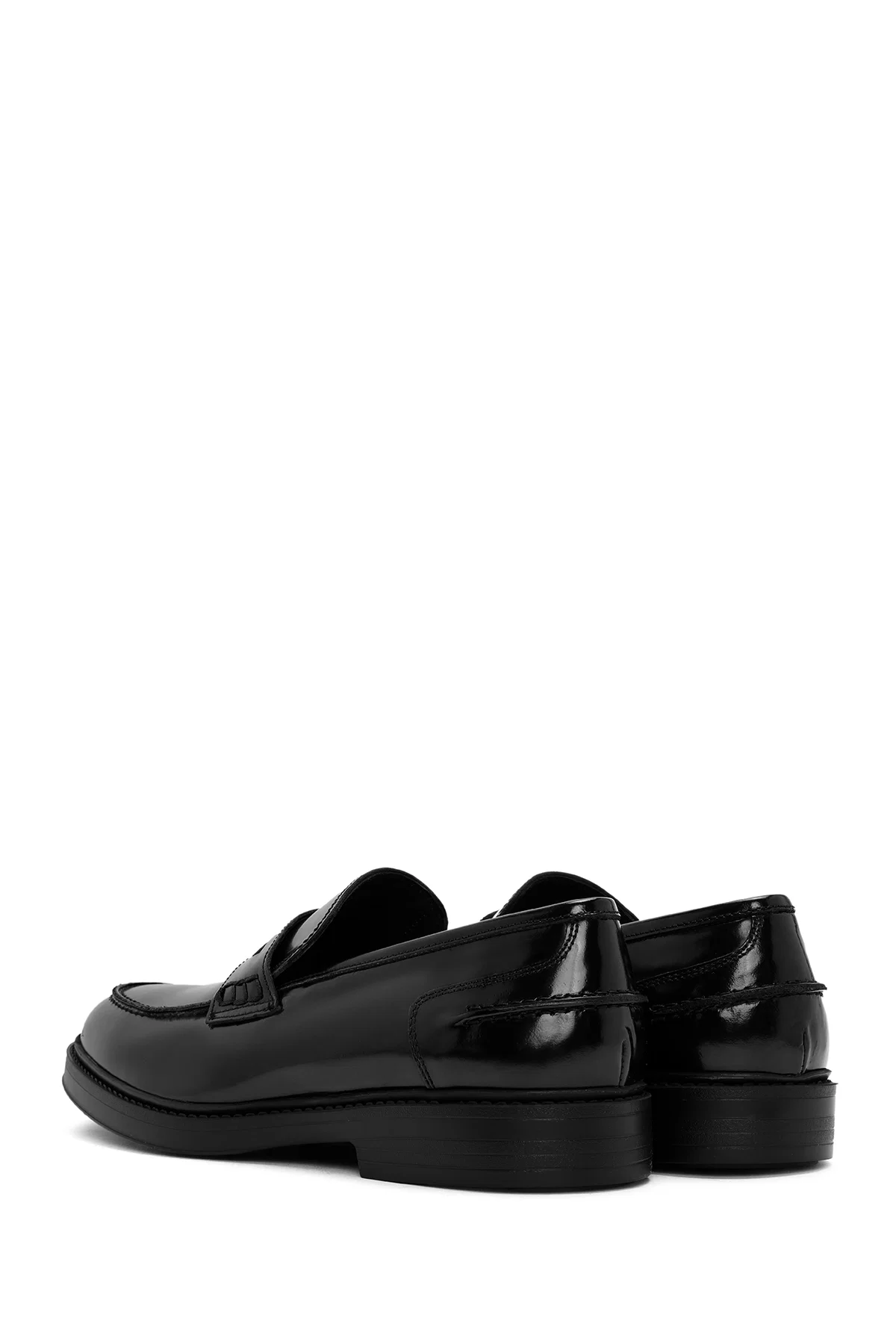 Erkek Siyah Deri Klasik Loafer - Image 5