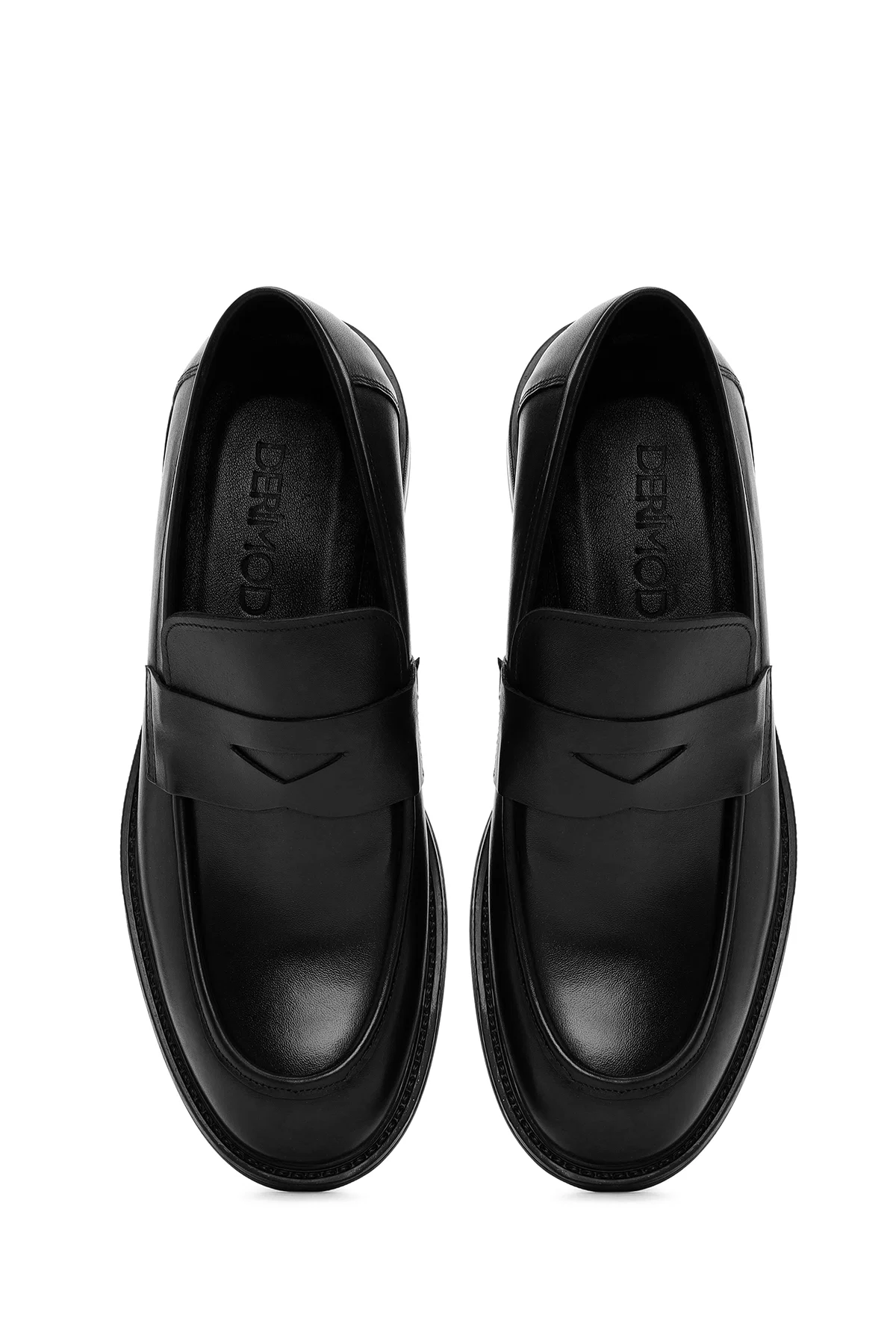 Erkek Siyah Deri Klasik Loafer - Image 7
