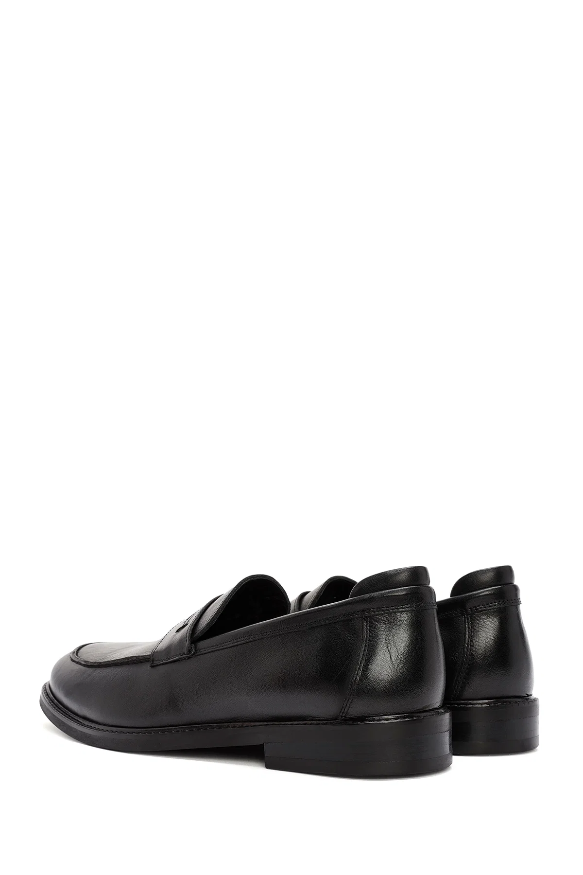 Erkek Siyah Deri Klasik Loafer - Image 5