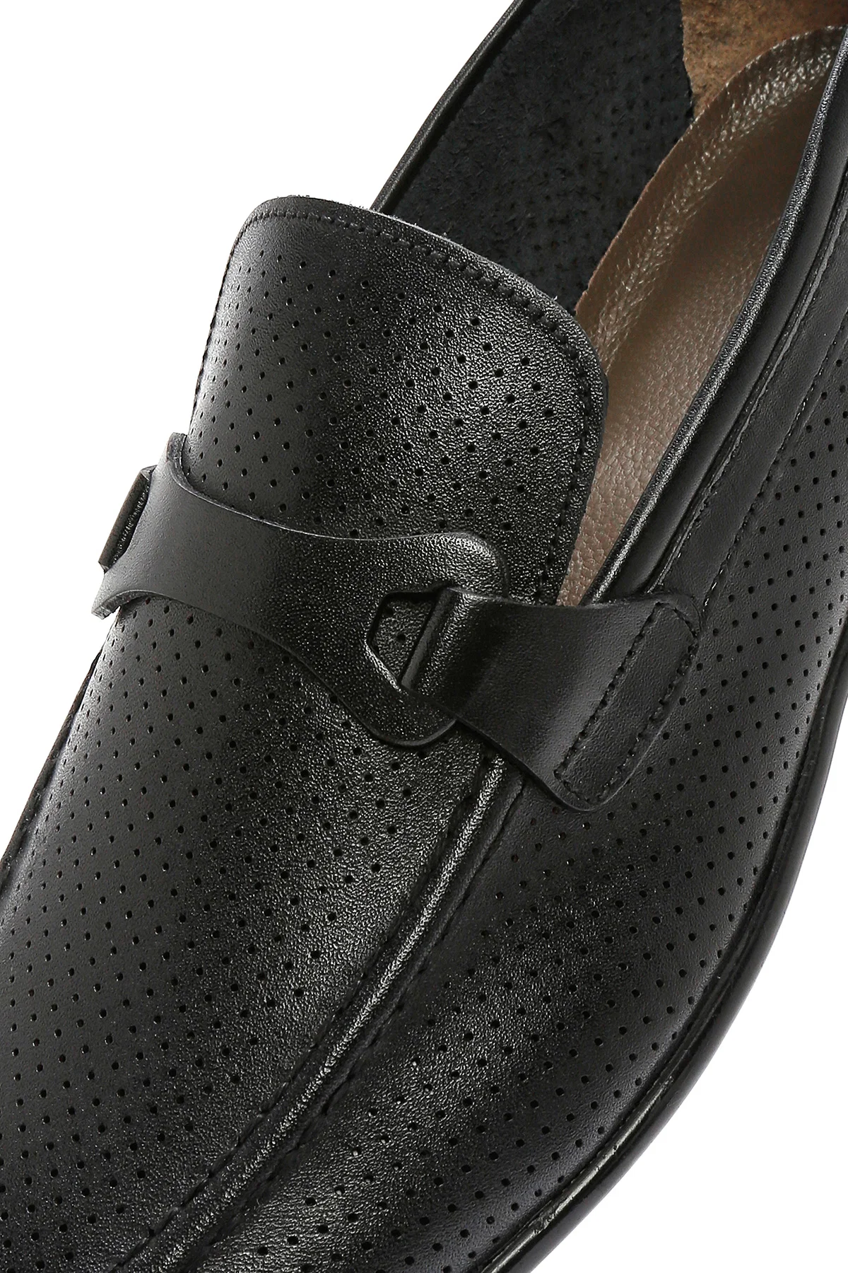 Erkek Siyah Deri Klasik Loafer - Image 10