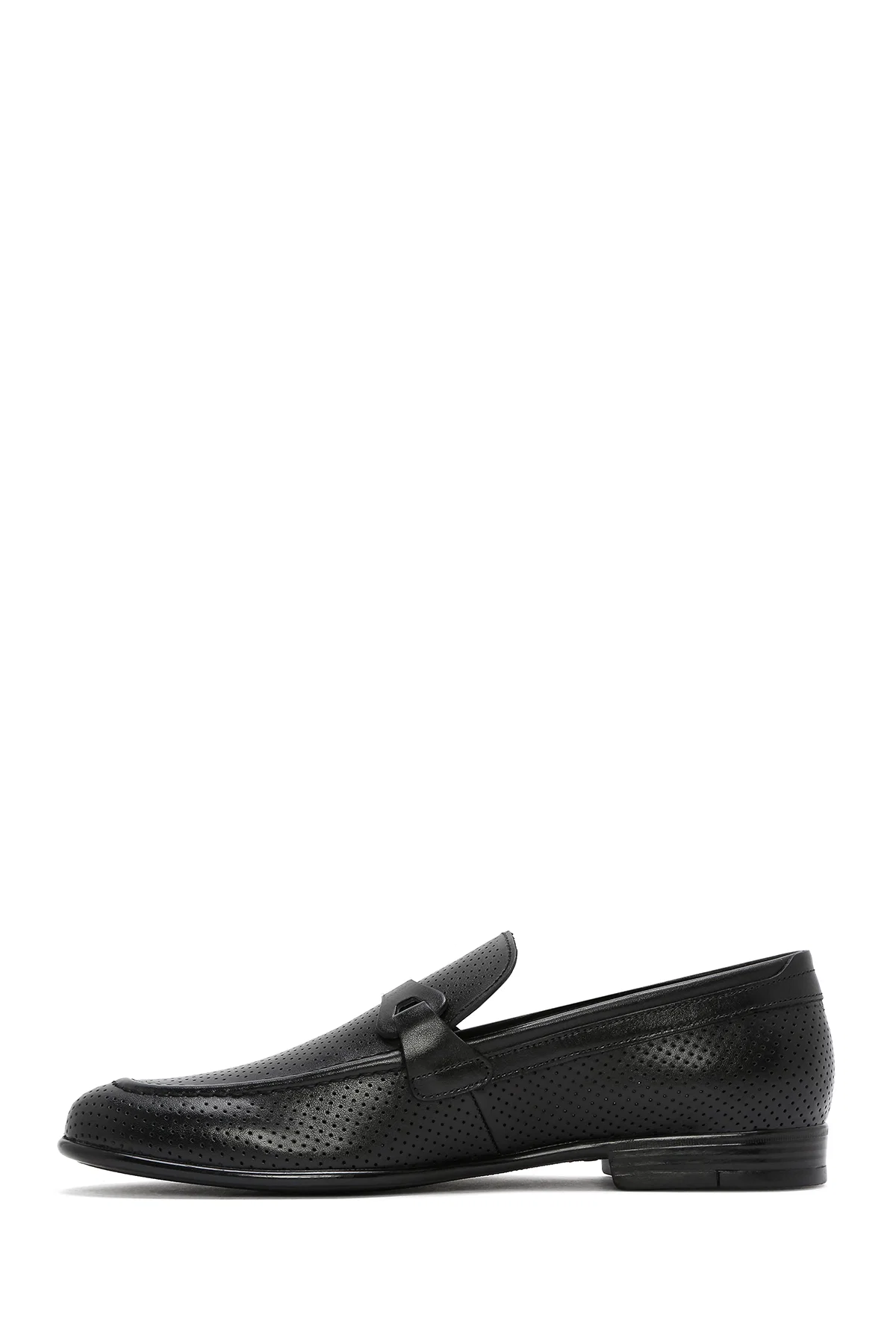Erkek Siyah Deri Klasik Loafer - Image 2