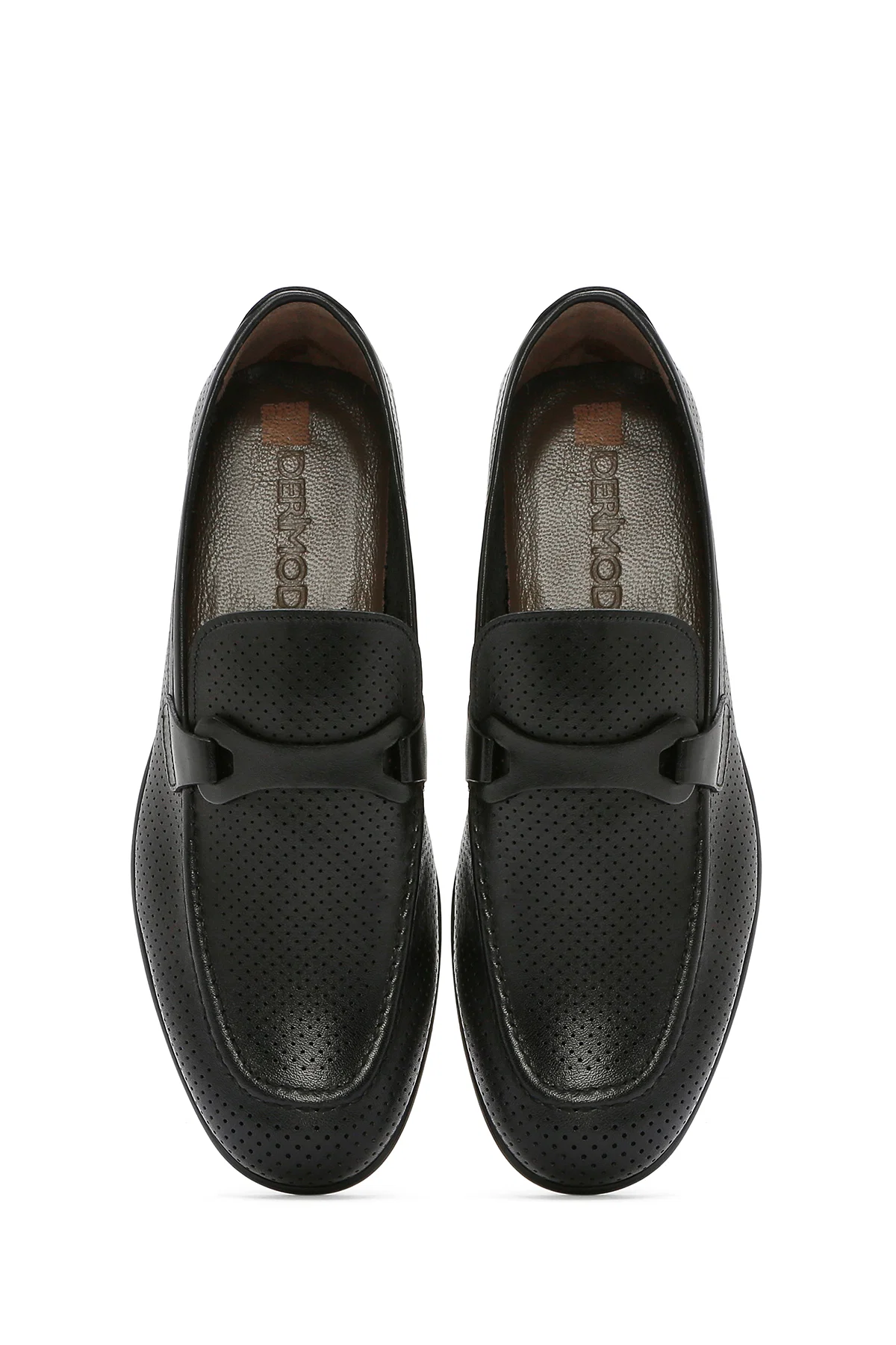 Erkek Siyah Deri Klasik Loafer - Image 7
