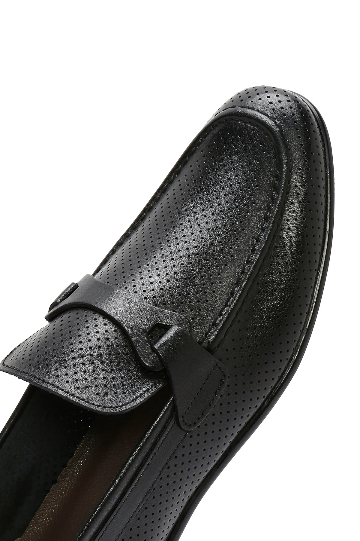 Erkek Siyah Deri Klasik Loafer - Image 8