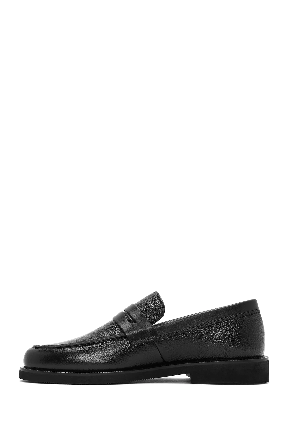 Erkek Siyah Deri Klasik Loafer - Image 2