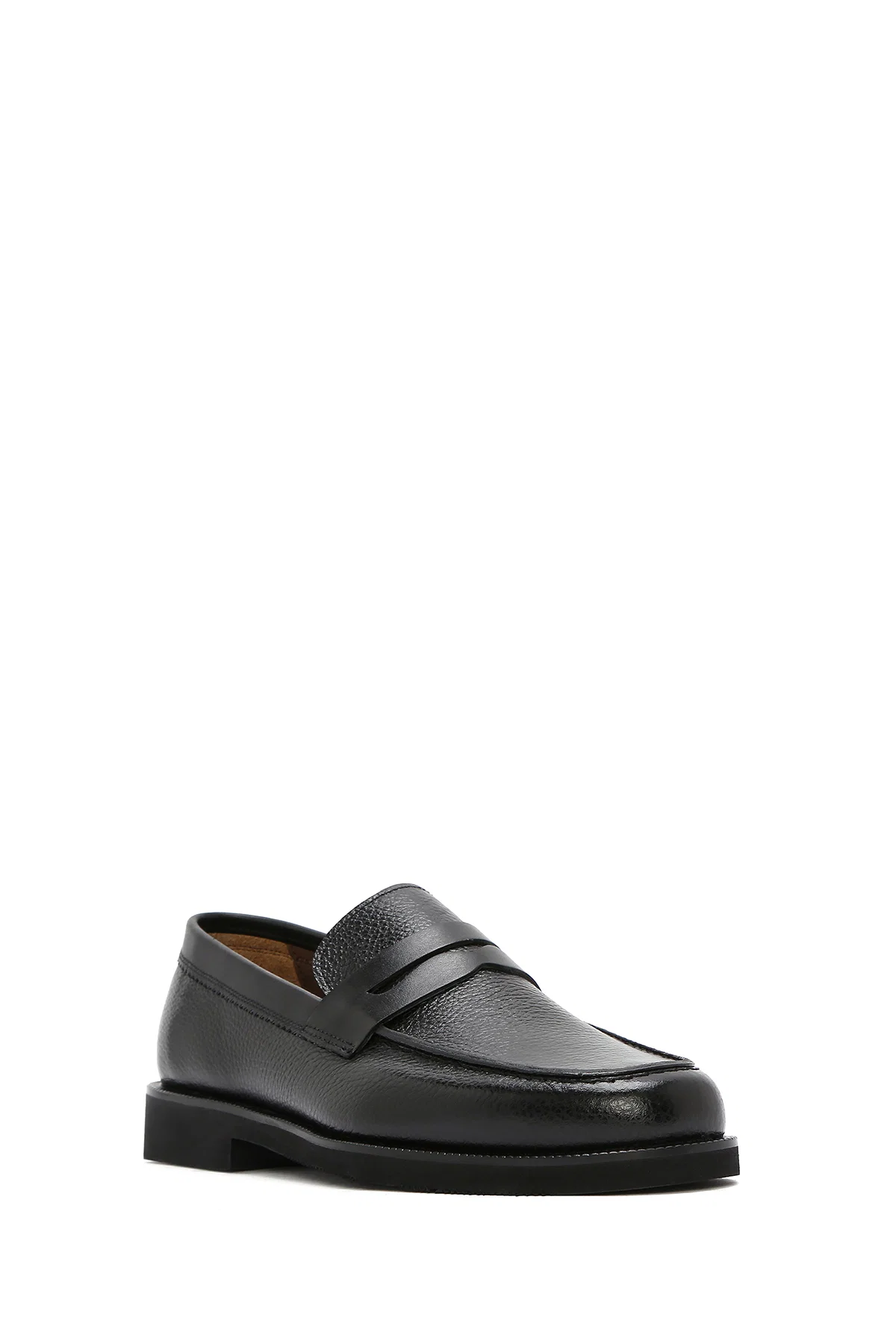Erkek Siyah Deri Klasik Loafer - Image 6