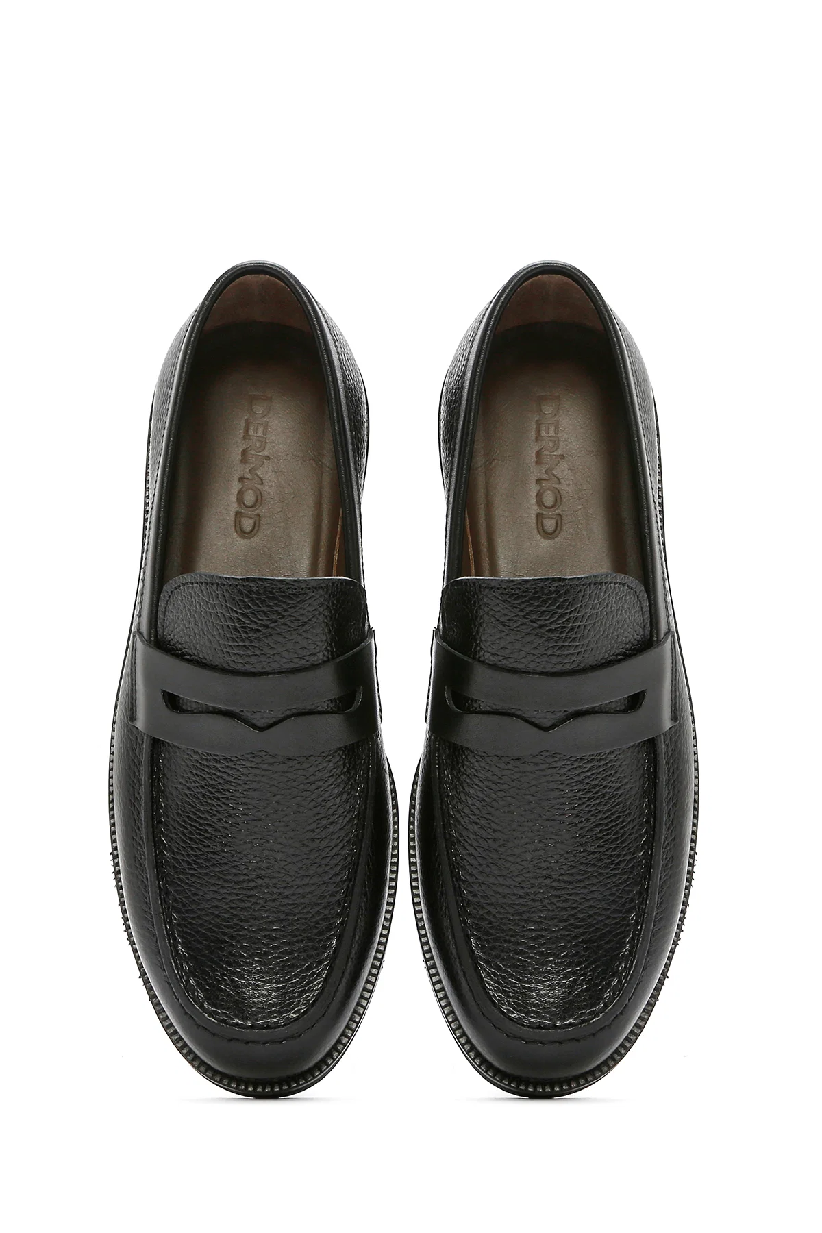 Erkek Siyah Deri Klasik Loafer - Image 7