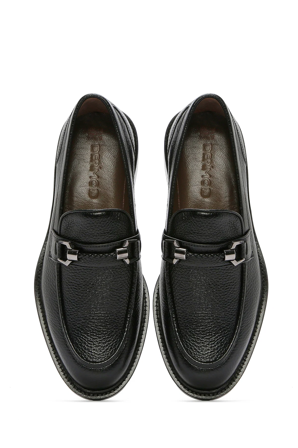 Erkek Siyah Deri Klasik Loafer - Image 7