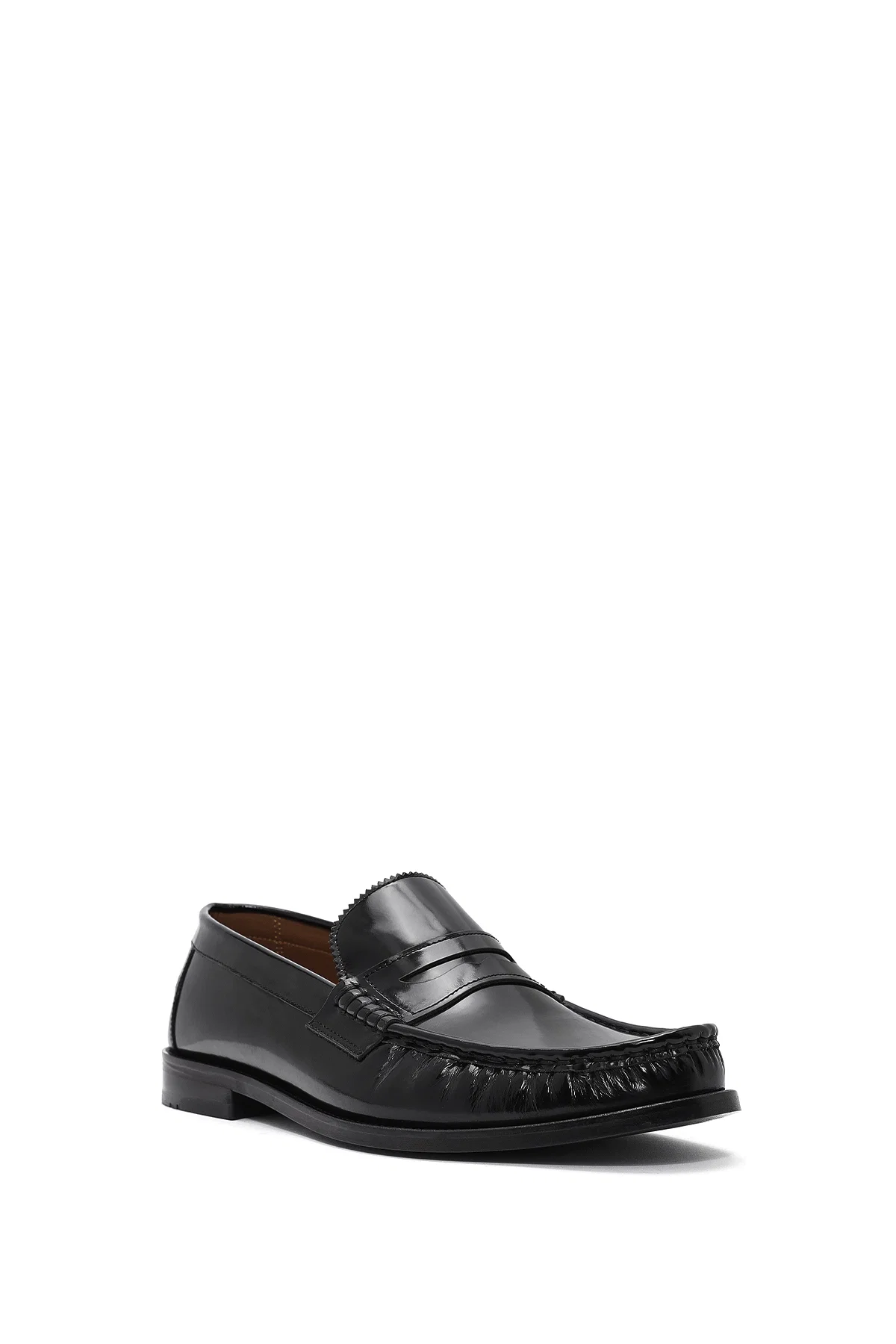 Erkek Siyah Deri Klasik Loafer - Image 6