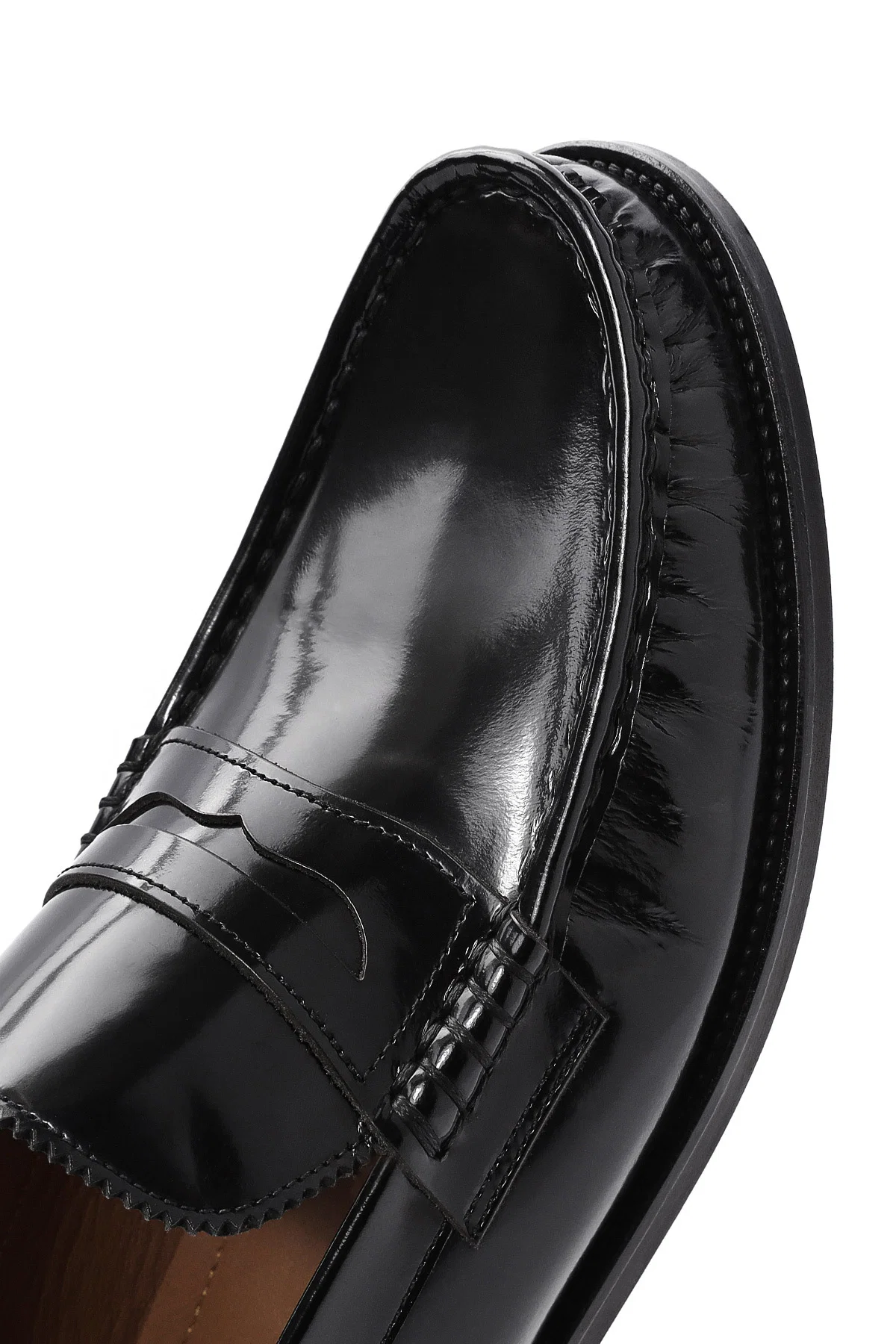 Erkek Siyah Deri Klasik Loafer - Image 8