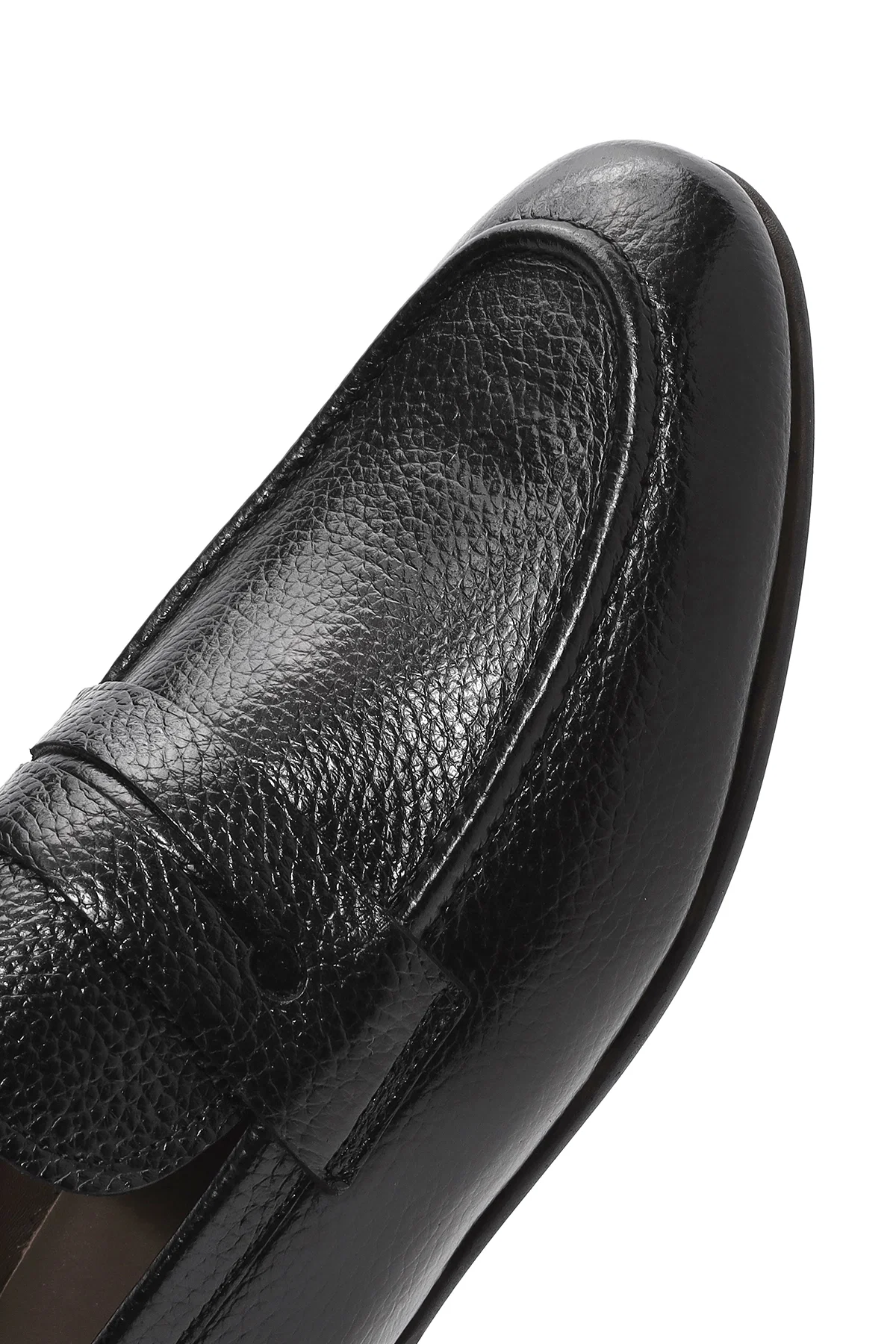 Erkek Siyah Deri Klasik Loafer - Image 8