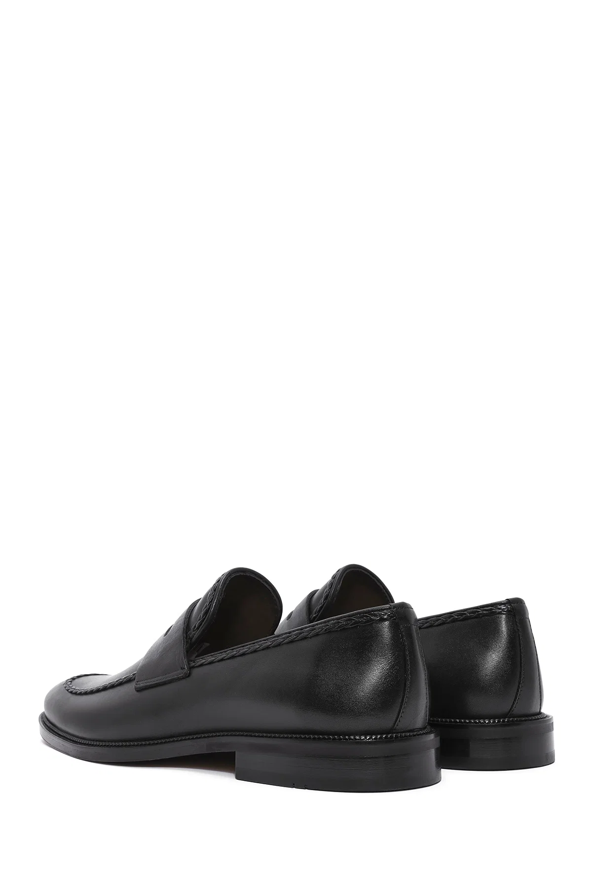 Erkek Siyah Deri Klasik Loafer - Image 5