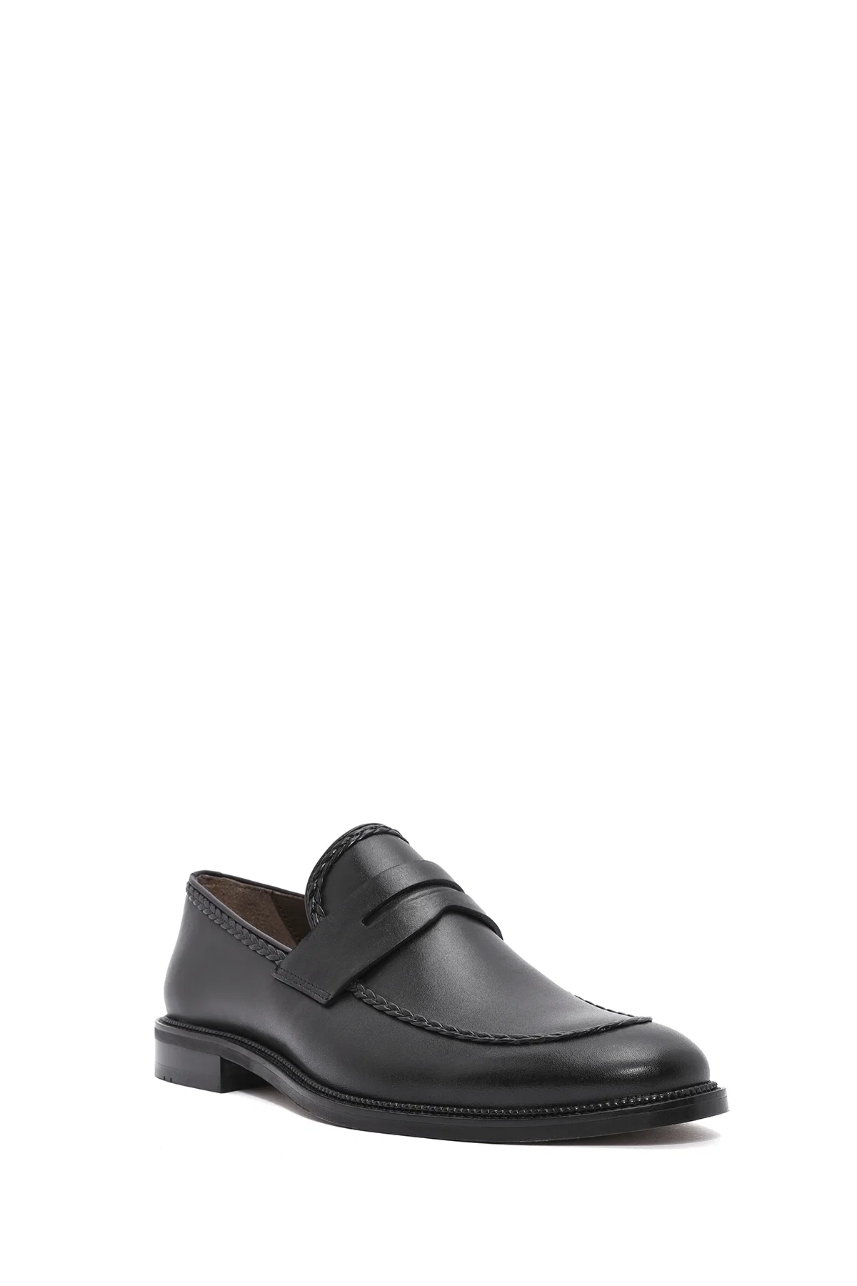 Erkek Siyah Deri Klasik Loafer - Image 6