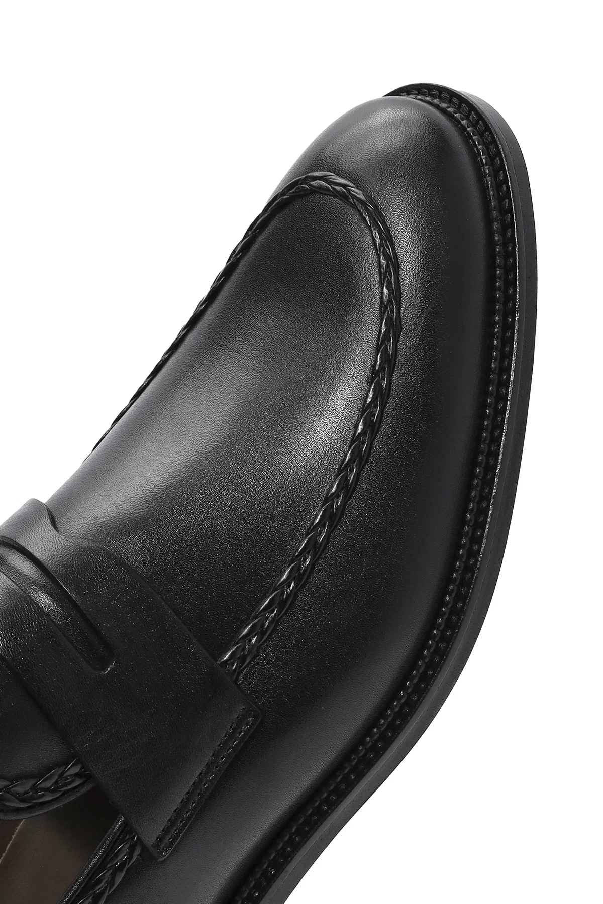 Erkek Siyah Deri Klasik Loafer - Image 8