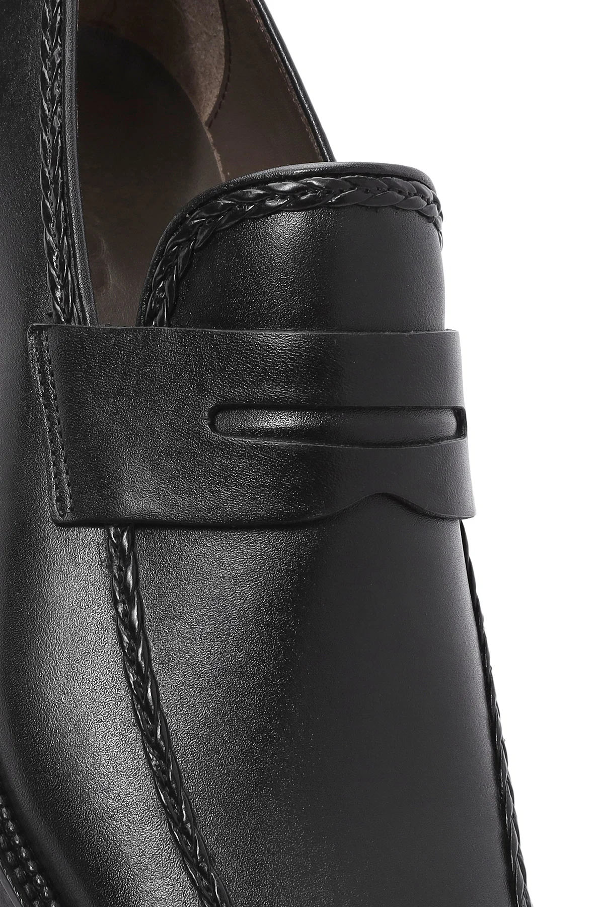 Erkek Siyah Deri Klasik Loafer - Image 9