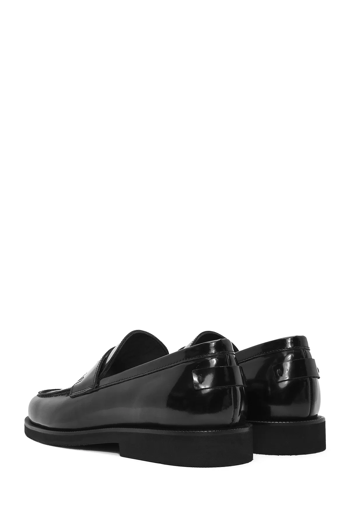 Erkek Siyah Deri Klasik Loafer - Image 6